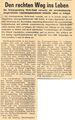Artikel aus der Fränkischen Tagespost am 28./29.10.1967 zur Versammlung des KJR Fürth-Stadt.