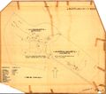 Lageplan im Maßstab 1:1000 mit Beschreibung in Oberfürberg, Stadtwald - mit der Lungenheilstätte und der Walderholungsstätte, 1930