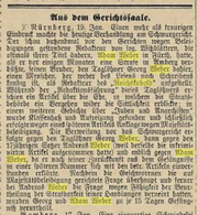 Adam Weber Augsburger Abendzeitung - 21. Januar 1885.png