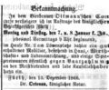 Ottmann Konkurs, Fürther Tagblatt 18.12.1866