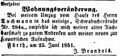 Zeitungsanzeige von <!--LINK'" 0:29-->, Juli 1851