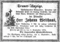 Traueranzeige Johann Weithaas 1874.png