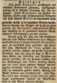 Huldigung an Gebhardt, Fürther Abgeordneter der Nationalversammlung, Fürther Tagblatt 3. Mai 1848
