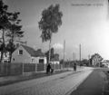 Blick in der Kronacher Straße - hier im Kreuzungsbereich Ronhofer Weg, ca. 1935
