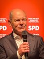 Stadthalle Fürth. Townhall-Meeting der Bayern SPD mit Olaf Scholz auf seiner Deutschlandtour.