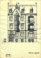 Pläne der Hornschuchpromenade 18 von Adam Egerer, Haus von Nathan Krautheimer, 1895