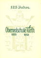 125 Jahre Oberrealschule Fürth (Buch) - Buchtitel