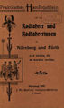 Titelseite: Praktisches Handbüchlein für die Radfahrer und Radfahrerinnen in Nürnberg und Fürth