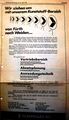Zeitungsanzeige der Flachglas AG, Ankündigung des Umzugs der Kunststoffabteilung von Fürth nach Weiden, 1978