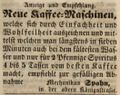 Werbeannonce des Kunstflaschners <!--LINK'" 0:34-->, Februar 1846