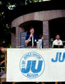 CSU- und JU-Mitglied Christoph Maier auf einer Kundgebung in der <!--LINK'" 0:23-->, 1981