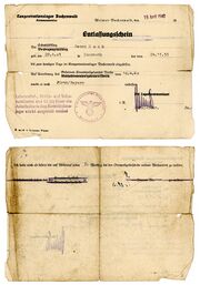 Georg Koch Entlassungsschein KZ Buchenwald April 1940.jpg