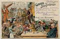 Ansichtskarte zum Bockbierfest im Geismannsaal, gel. 1902