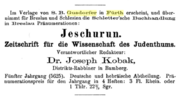 Monatschrift für Geschichte und Wissenschaft des Judenthums, XIV. Jahrgang 1865, Seite 440.png