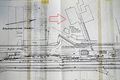 Ausschnitt vom Streckenplan <!--LINK'" 0:7--> von 1935 mit Gleisanschluss und Gebäude Firma Pretzfelder später <!--LINK'" 0:8-->. Kompl. Plan unter <!--LINK'" 0:9--> hinterlegt.