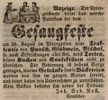 Zeitungsanzeige des Conditors <!--LINK'" 0:27-->, August 1846