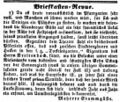 Dockelesgarten Breitenbach Fürther Tagblatt 7.8.1853