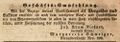Zeitungsinserat des Vergolders <a class="mw-selflink selflink">Johann Adam Rießner</a>, Dezember 1842
