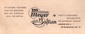 Werbung Firma Meyer & Bastian in der Schülerzeitung <!--LINK'" 0:32--> Nr. 2 1955