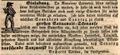 Werbeannonce für eine Faschingsveranstaltung im Lokal im <!--LINK'" 0:11-->, Februar 1840