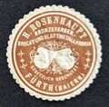 Historische <!--LINK'" 0:25--> der Bronzefarben, Brocat- und Blattmetall-Fabrik Hermann Rosenhaupt, ca. 1913