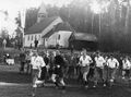 Die "St. Nikolaus-Kapelle" vor dem Sportplatz der <!--LINK'" 0:18--> (1961).