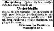 1 M Sammler Pfandleiherin, Fürther Tagblatt 1. Januar 1868.jpg