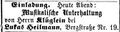 Anzeige Heilmann Fürther Tagblatt 16.4.1871