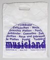 Einkaufs-/Plastiktüte des ehemaligen Musicland