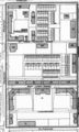 Konversionsfläche Darby-Kaserne, ehemalige Infanteriekaserne, Entwicklungsstand 2005. Plan ausgestellt auf einer Schautafel zum Tag des Denkmals 2005 in der Grünen Halle. Noch nach amerikanischen Muster nummeriert.