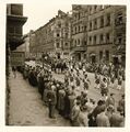 Erntedankfestzug in der Schwabacher Straße, 1956