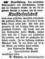 Werbeanzeige von <!--LINK'" 0:5--> für seine Hefenfabrik, Juli 1855