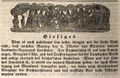 Ankündigung eines Manövers des Landwehr-Regiments, September 1843