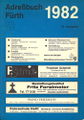Adressbuch Fürth 1982 - Buchtitel