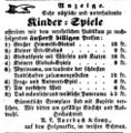 Werbeannonce von , Februar 1851