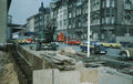 vorbereitende Tiefbauarbeiten in der Gebhardtstr. für U-Bahnbau, mit Gaststätte <!--LINK'" 0:66-->, April 1979