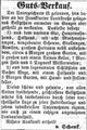 Zeitungsanzeige v. Geyern, Mai 1865