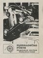 Werbung vom Fahrradbüro Fürth in der Schülerzeitung <!--LINK'" 0:111--> Nr. 3 1990