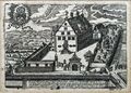 Kupferstich des <i>Löffelholz'schen Schlosses</i> im Jahr 1662.