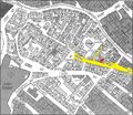 Gänsberg-Plan, Mohrenstraße 14 rot markiert