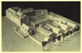 Modell der <!--LINK'" 0:52--> von 1950 – in der Mitte links ist das damals neu erbaute und heute als <!--LINK'" 0:53--> genutzte Direktionsgebäude zu erkennen