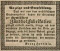 Zündholzfabrik des <a class="mw-selflink selflink">Georg Herrlein</a>, April 1848