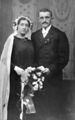 Hochzeit Besitzer Ehepaar Johann und Anna Regina Leipold, geborene Ulrich vom Bauernhof alte Nr. 28 heute <!--LINK'" 0:73-->, Aufnahme von 1925