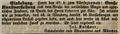 Werbeannonce für eine Kunstvorstellung "im Saale des Herren Lederer zur ", Juni 1843