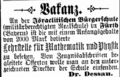 Stellenausschreibung israelitische Bürgerschule 1895.png