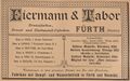 Werbeanzeige von Eiermann & Tabor, 1896