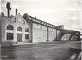 Gaswerk, Wassergasgebäude und Kohlenhaus, Leyher Str. 69, Aufnahme um 1907