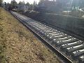 <!--LINK'" 0:11-->, Gleisbauarbeiten nahe Haltepunkt Westvorstadt im März 2016