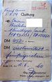 Rechnung der Firma  über ein Mofa Zündapp Combinette vom 2.6.1960