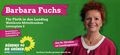 Grüner Wahlkampffyler zur Landtagswahl 2018 von Barbara Fuchs